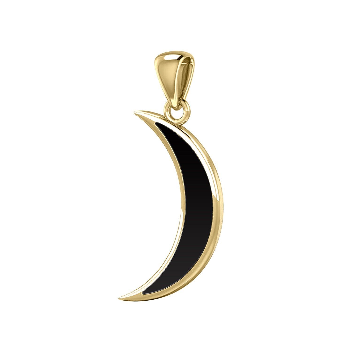 14k Tiny Crescent Moon Necklace | Magpie Jewellery